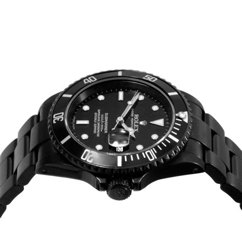 submariner black rolex|rolex submariner all black price.